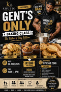 Gent's Only Baking Class