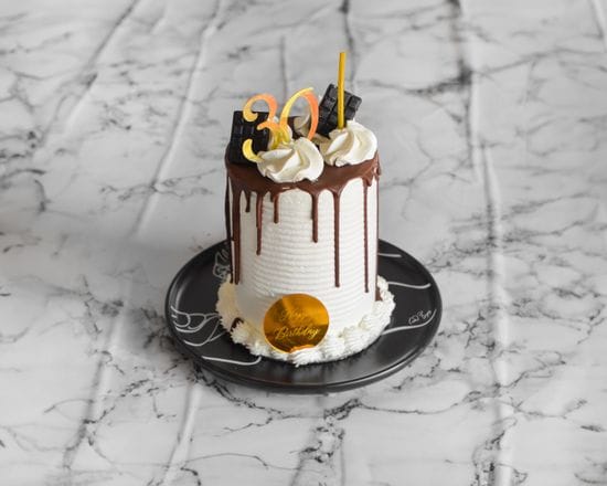 Golden Luxe Drip Cake